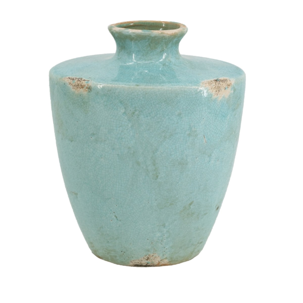 Artekko Annie Βάζο από Τερακότα Γαλάζιο (21.1x14.5x24.5)cm