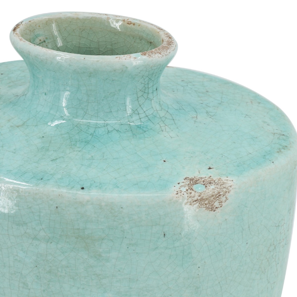 Artekko Annie Βάζο από Τερακότα Γαλάζιο (21.1x14.5x24.5)cm