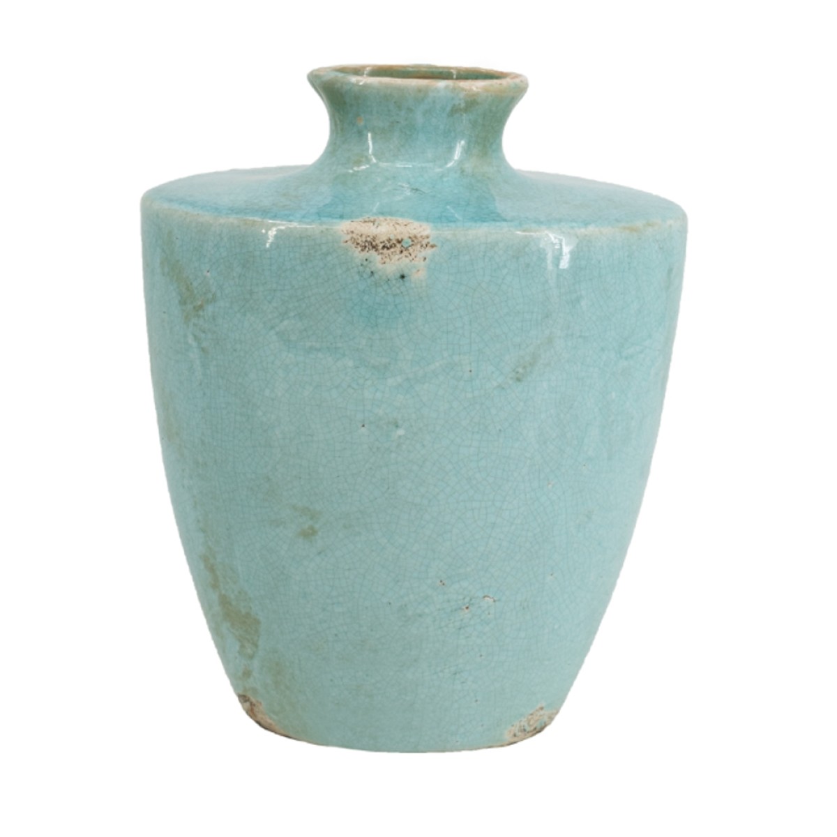 Artekko Annie Βάζο από Τερακότα Γαλάζιο (21.1x14.5x24.5)cm