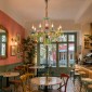 Artekko Chandelier Πολυέλαιος 7φωτος Ε14 με Πολύχρωμα Κρύσταλλα (66x66)cm