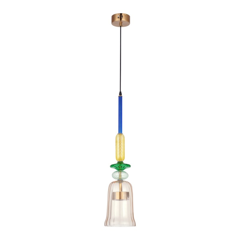 Artekko Rune Πολύχρωμο Μονόφωτο Φωτιστικό Οροφής LED (16x16)cm