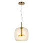 Artekko Rune Διάφανο Μονόφωτο Φωτιστικό Οροφής LED (26x26x25)cm