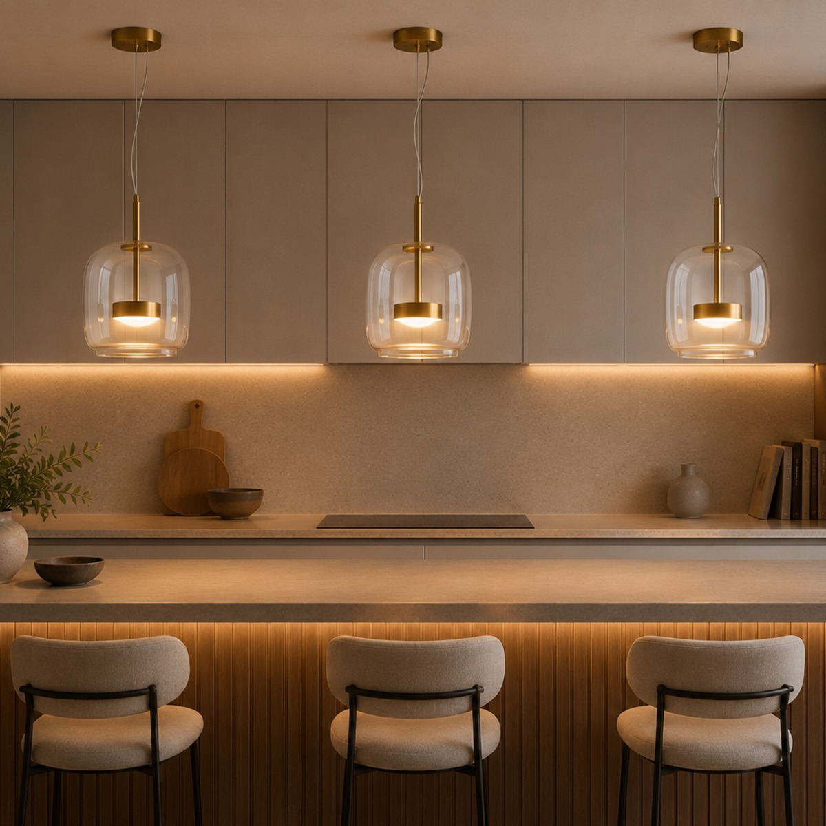 Artekko Rune Διάφανο Μονόφωτο Φωτιστικό Οροφής LED (26x26x25)cm