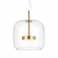 Artekko Rune Διάφανο Μονόφωτο Φωτιστικό Οροφής LED (26x26x25)cm