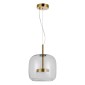 Artekko Rune Σαμπανιζέ Μονόφωτο Φωτιστικό Οροφής LED (26x26x25)cm