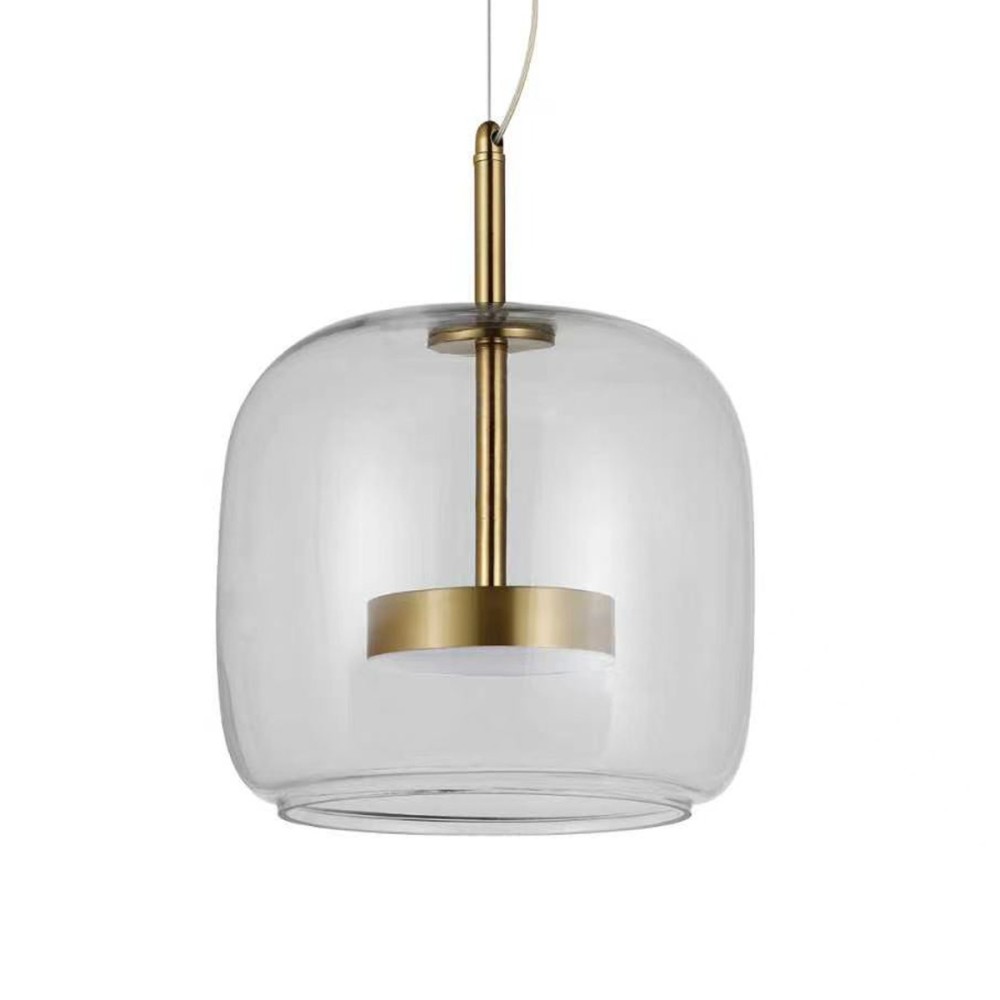 Artekko Rune Σαμπανιζέ Μονόφωτο Φωτιστικό Οροφής LED (26x26x25)cm