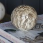 Artekko Marbleized Διακοσμητικές Σφαίρες Κεραμικές Μπεζ (10x10x9.5)cm Σετ/3