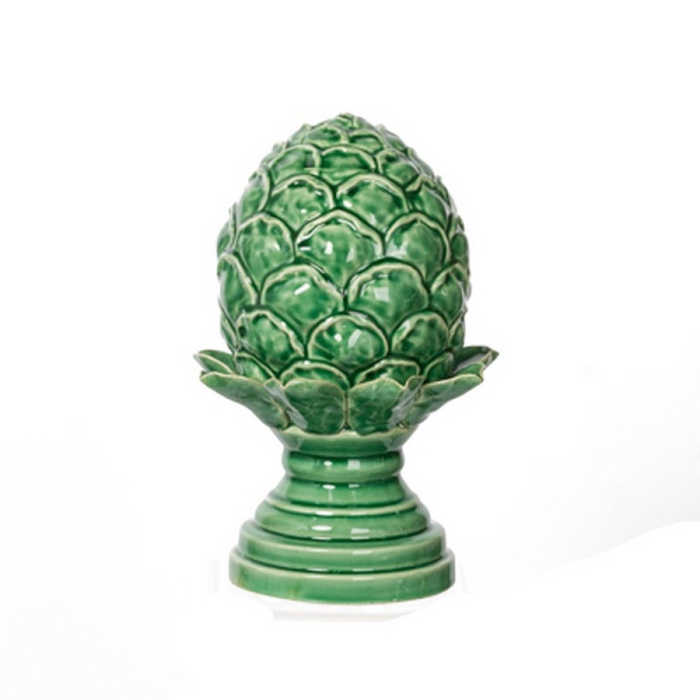 Artekko Artichoke Διακοσμητική Κεραμική Πράσινη Αγκινάρα (15.5x15.5x24)cm