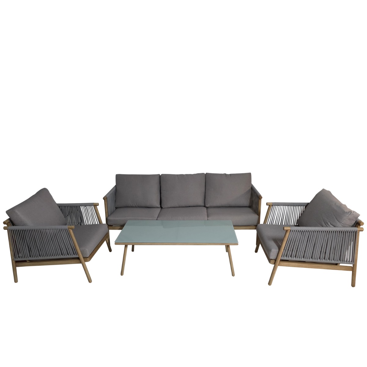 Artekko Alu Σετ Κήπου 4 Τεμαχίων Τριθέσιος Καναπές 2x Πολυθρόνες και Τραπέζι Artekko Alu Σετ Κήπου 4 Τεμαχίων Τριθέσιος Καναπές 2x Πολυθρόνες και Τραπέζι