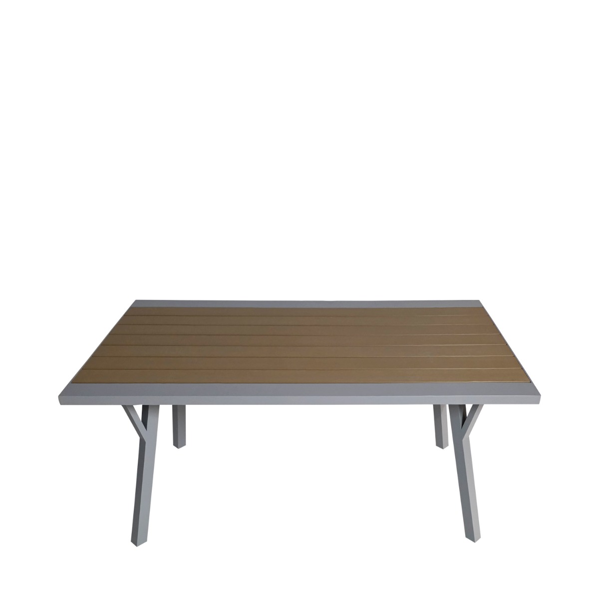 Artekko Alu Γκρι Σετ Αλουμινίου με Τριθέσιο Καναπέ 2 Ανακλινόμενες Πολυθρόνες και Τραπέζι (4 Τεμάχια)