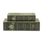 Artekko Book Μπεζ Διακοσμητικά Βιβλία MDF με Αποθηκευτικό Χώρο (26.7x17.8x7.6)cm 2pcs
