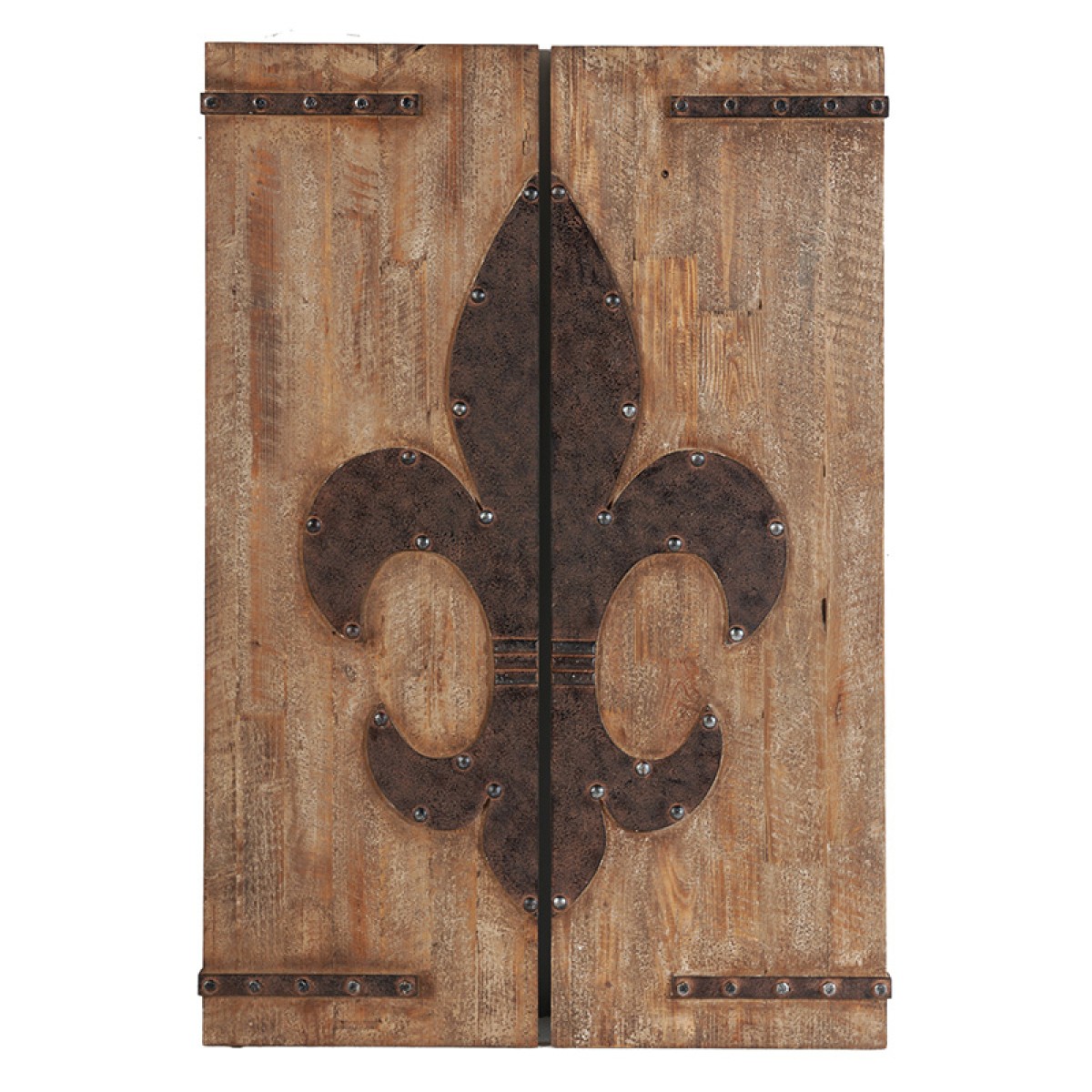 Artekko Sreaps Πάνελ Διακοσμητικά "Fleur De Lis" Σετ/2 (40x3x120)cm