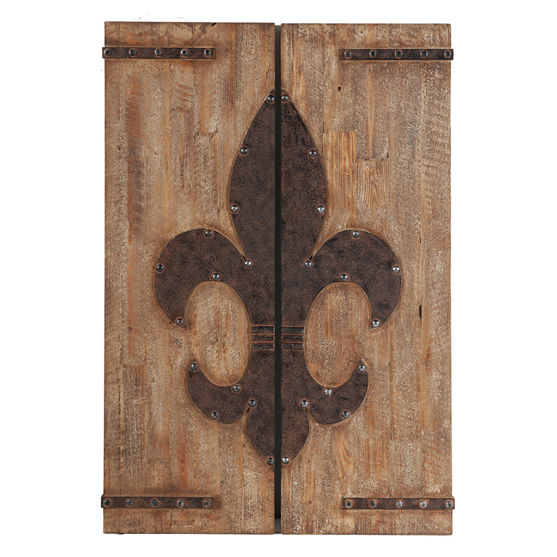 Artekko Sreaps Πάνελ Διακοσμητικά "Fleur De Lis" Σετ/2 (40x3x120)cm
