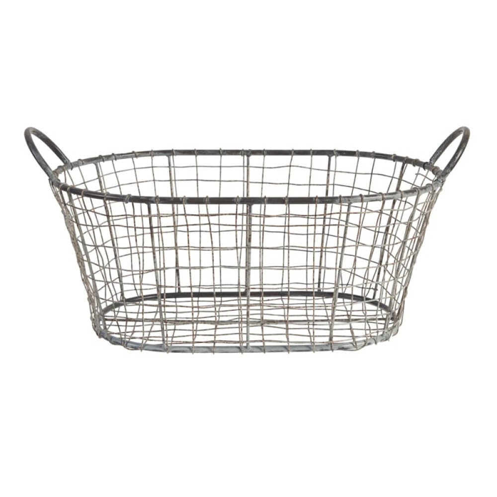 Artekko Daltuat Καλάθι Διακοσμητικό Μεταλλικό (53x31x25)cm