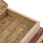 Artekko Book Διακοσμητικό Βιβλίο Κουτί MDF Ύφασμα Πολύχρωμο (33x22x7)cm Σετ/6