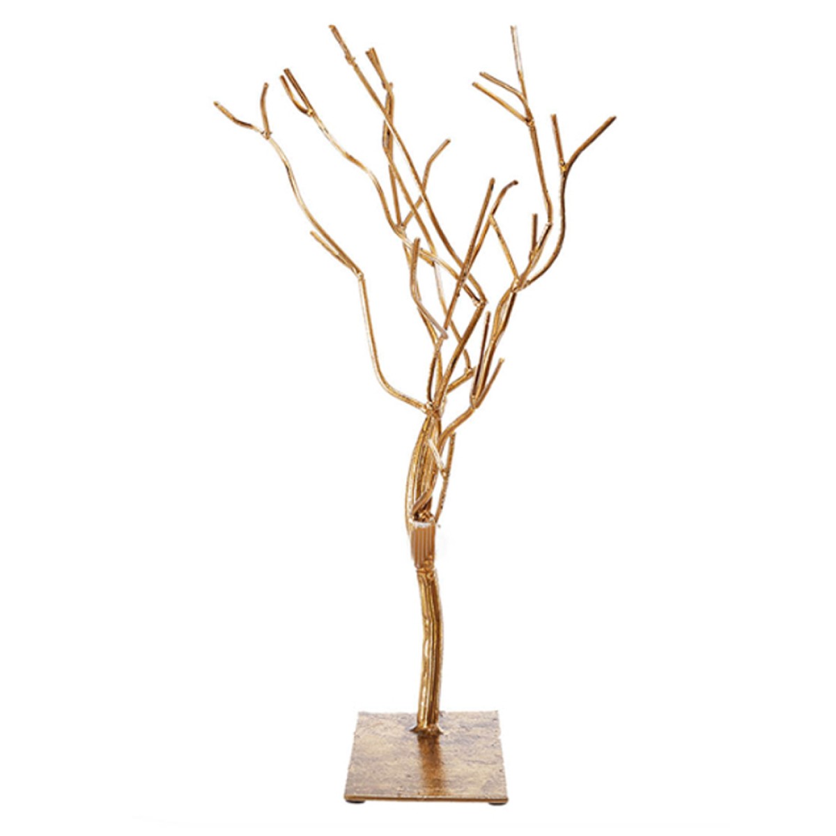 Artekko Tree Επιτραπέζιο Διακοσμητικό Μεταλλικό Χρυσό (24.1x7.6x38.1)cm