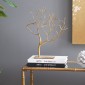 Artekko Tree Επιτραπέζιο Διακοσμητικό Μεταλλικό Χρυσό (24.1x7.6x38.1)cm