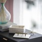 Artekko Marble Box Κοσμηματοθήκη Κουτί Διακοσμητικό Μάρμαρο Μέταλλο Λευκό Χρυσό (18x12.5x11)cm