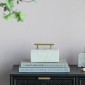 Artekko Marble Box Κοσμηματοθήκη Κουτί Διακοσμητικό Μάρμαρο Μέταλλο Λευκό Χρυσό (18x12.5x11)cm
