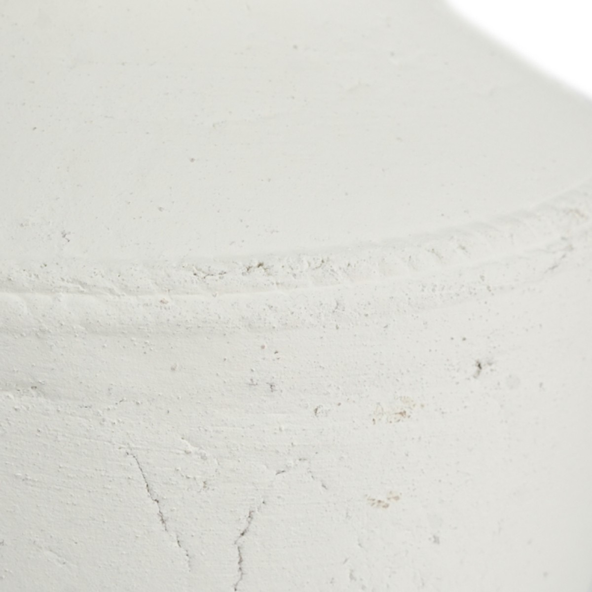 Artekko Antique Βάζο από Τερακότα Λευκό (30x30x35)cm