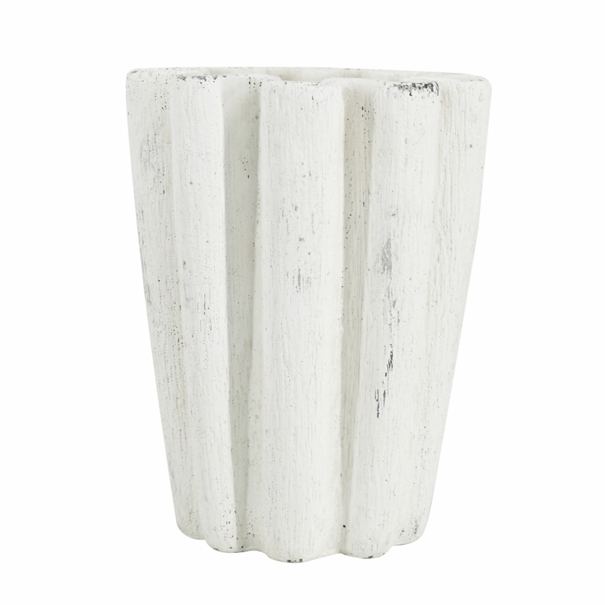 Artekko Cement Λευκό Τσιμεντένιο Βάζο (22.5x18x30)cm Artekko Cement Λευκό Τσιμεντένιο Βάζο (22.5x18x30)cm