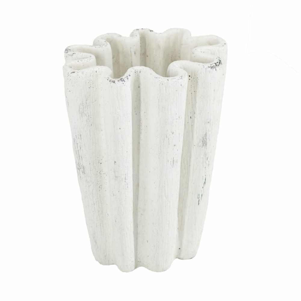 Artekko Cement Λευκό Τσιμεντένιο Βάζο (22.5x18x30)cm Artekko Cement Λευκό Τσιμεντένιο Βάζο (22.5x18x30)cm