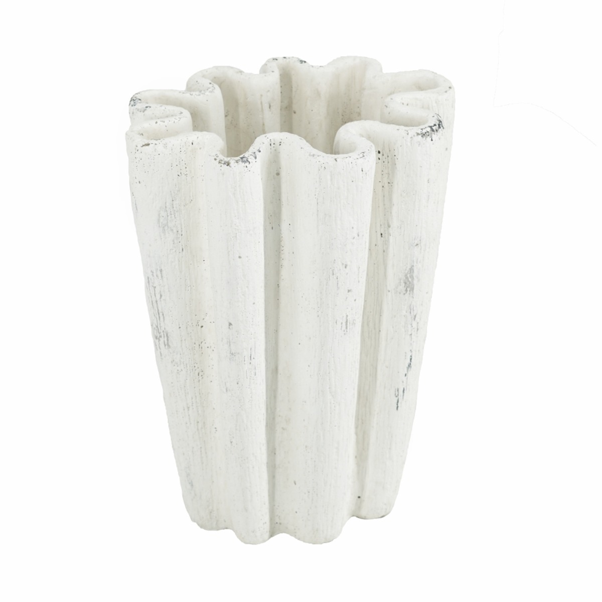 Artekko Cement Λευκό Τσιμεντένιο Βάζο (22.5x18x30)cm Artekko Cement Λευκό Τσιμεντένιο Βάζο (22.5x18x30)cm