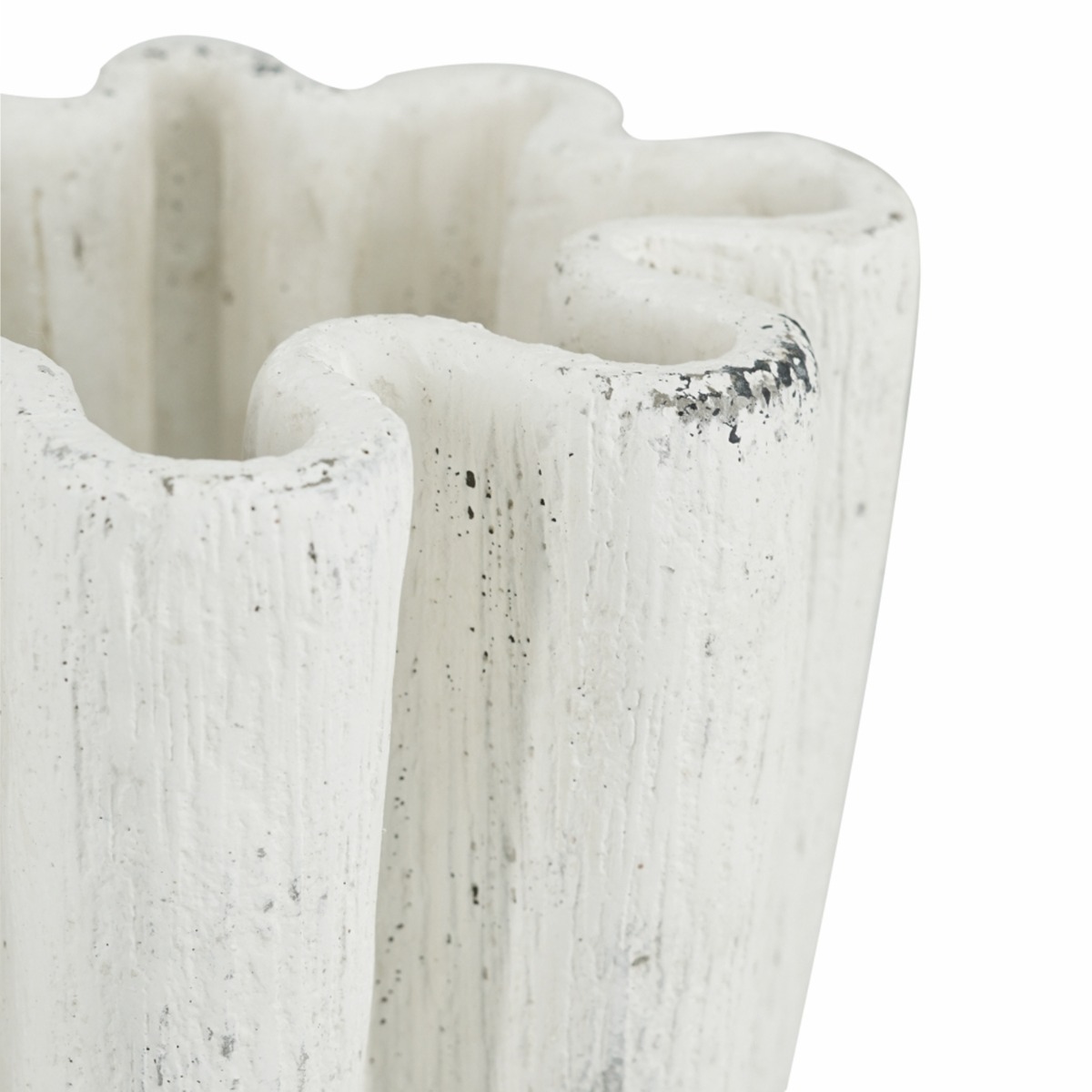 Artekko Cement Λευκό Τσιμεντένιο Βάζο (22.5x18x30)cm Artekko Cement Λευκό Τσιμεντένιο Βάζο (22.5x18x30)cm