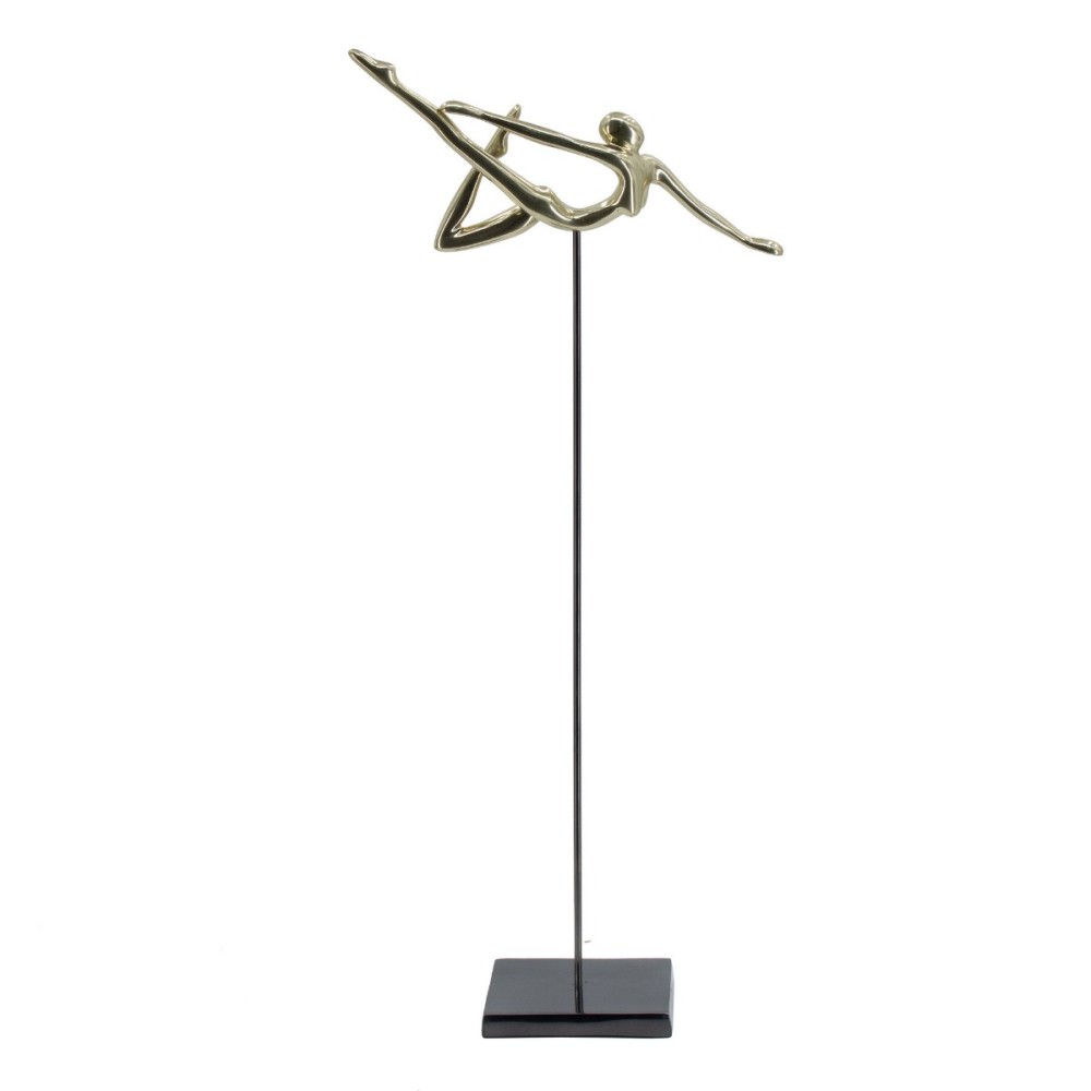 Artekko Figurine Χρυσό Μεταλλικό Επιτραπέζιο Διακοσμητικό Γλυπτό (34x13x70.5)cm
