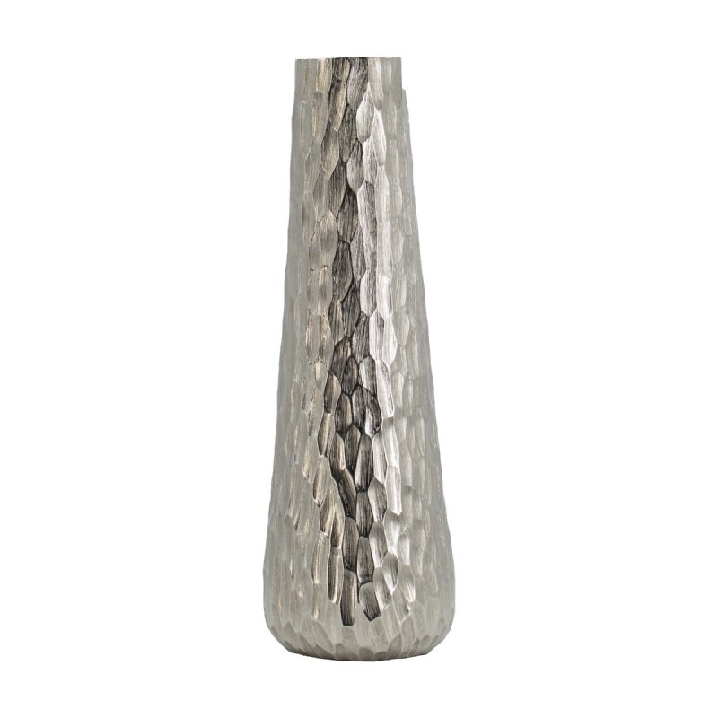 Artekko Trophy Ασημί Μεταλλικό Διακοσμητικό Βάζο (16x16x49)cm