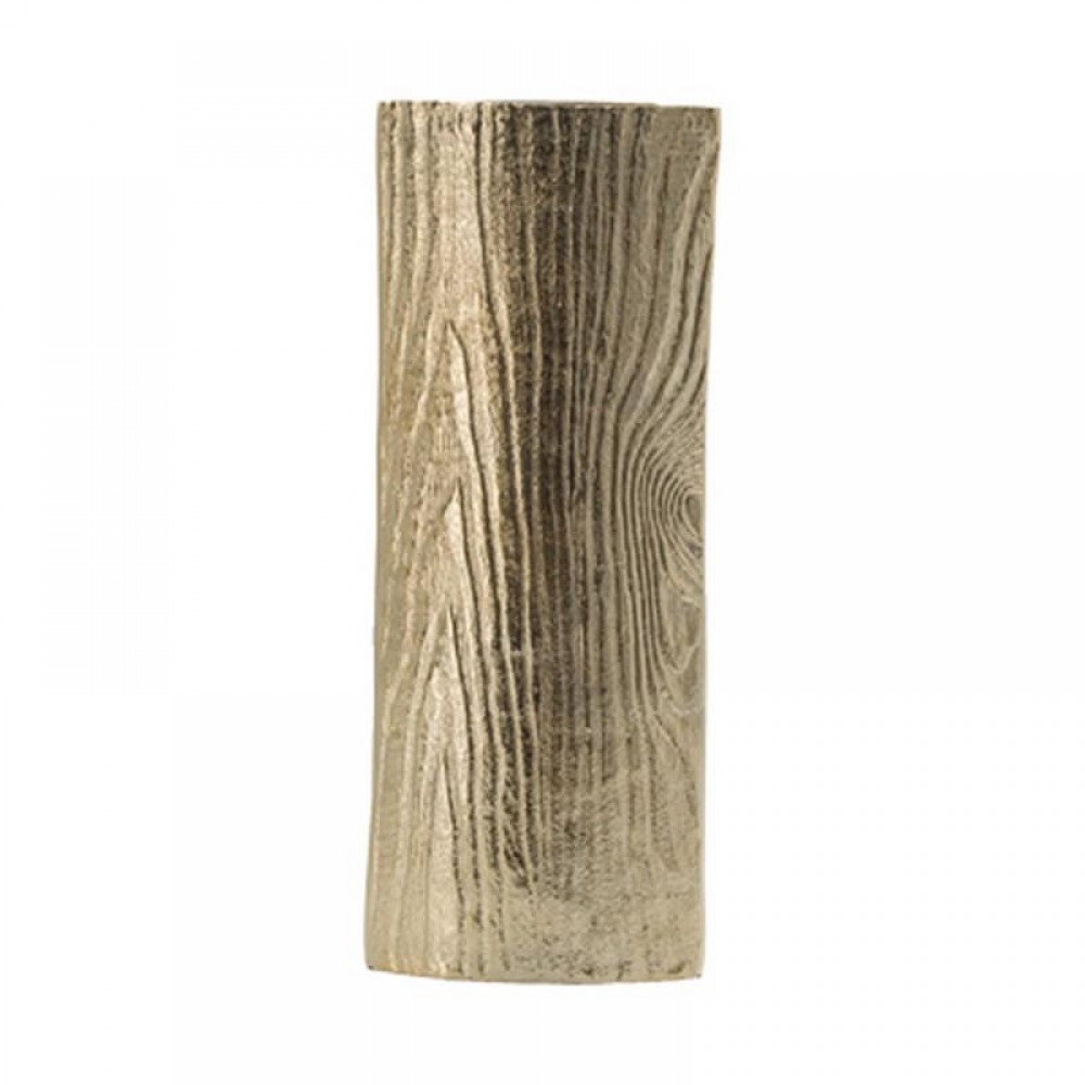 Artekko Zebra Χρυσό Μεταλλικό Βάζο (15.5x7x39)cm