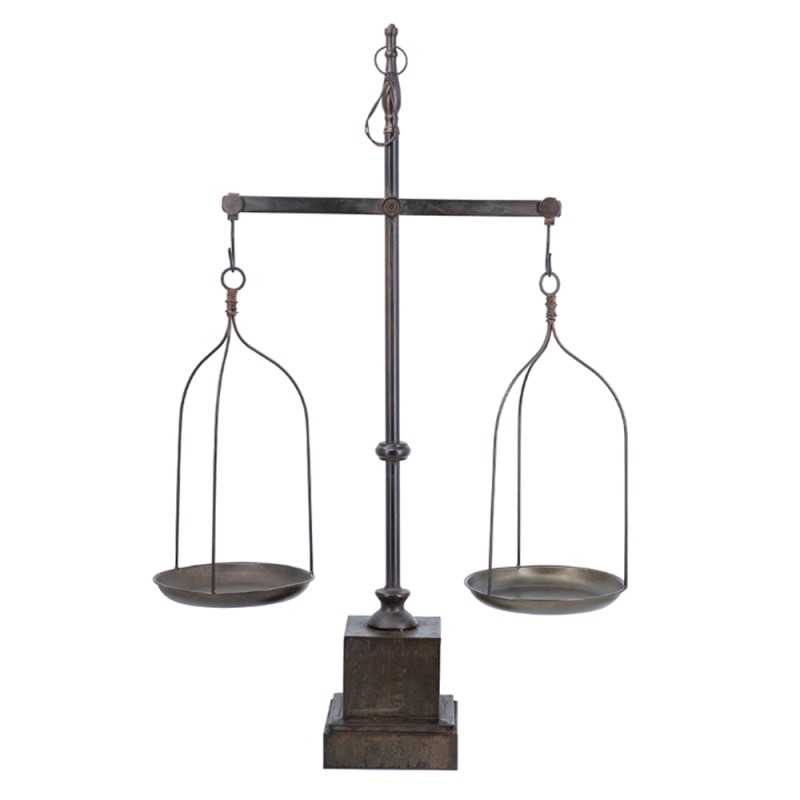 Artekko Scale Διακοσμητική Επιτραπέζια Ζυγαριά Μέταλλο Γκρι (124x50.8x24.7)cm