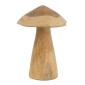 Artekko Woody Διακοσμητικό Μανιτάρι από Ξύλο Teak (22x22x30)cm