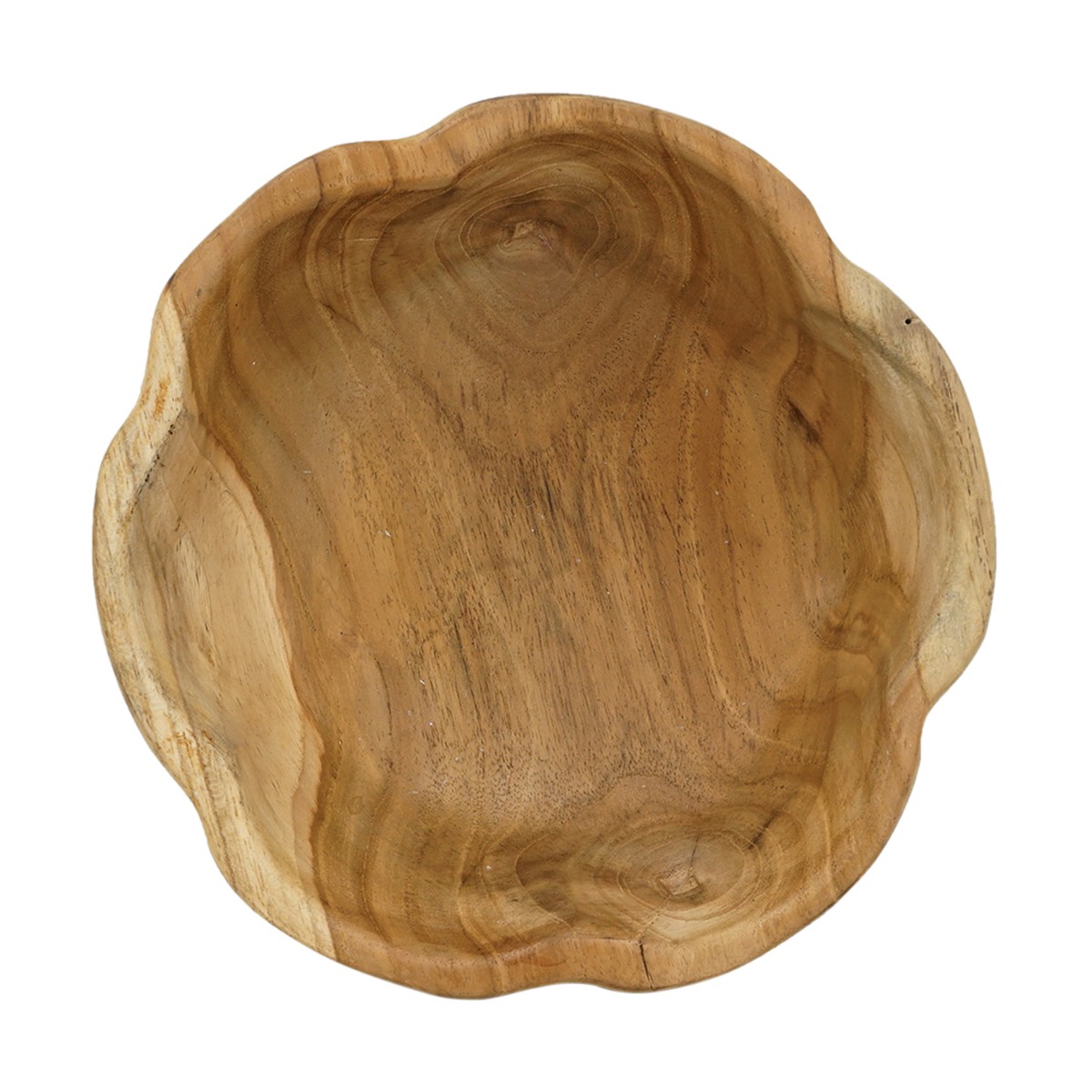 Artekko Woody Διακοσμητικό Μπολ από Ξύλο Teak (19x19x5)cm