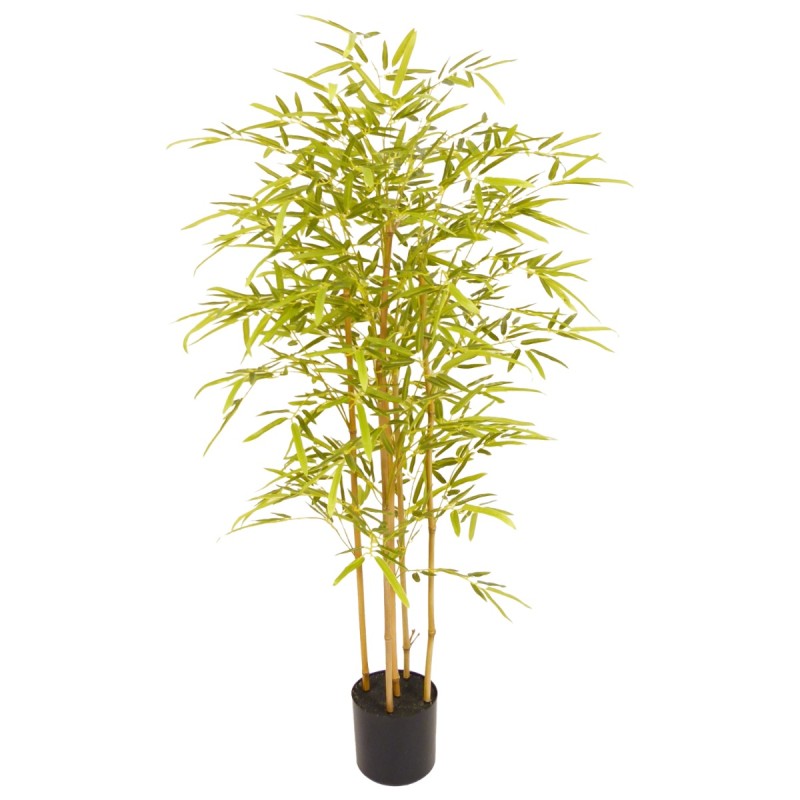 Artekko Verde Πράσινο Τεχνητό Φυτό Ιαπωνικού Μπαμπού σε Γλάστρα 120cm
