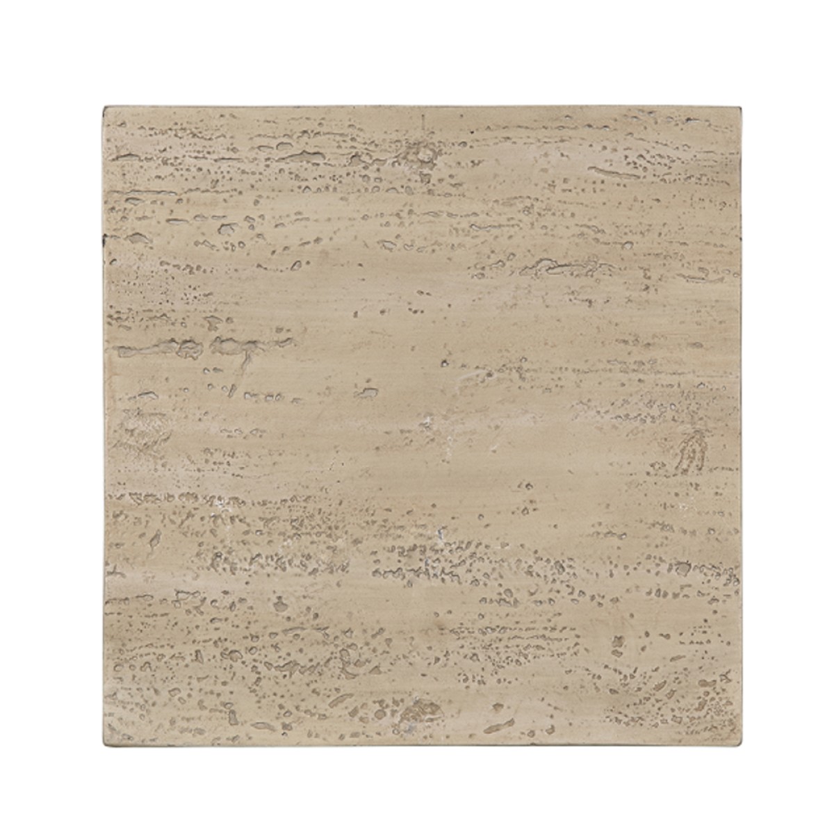 Artekko Taric Τραπέζι Βοηθητικό από Μαγνήσιο Μπεζ (50.8x50.8x61)cm