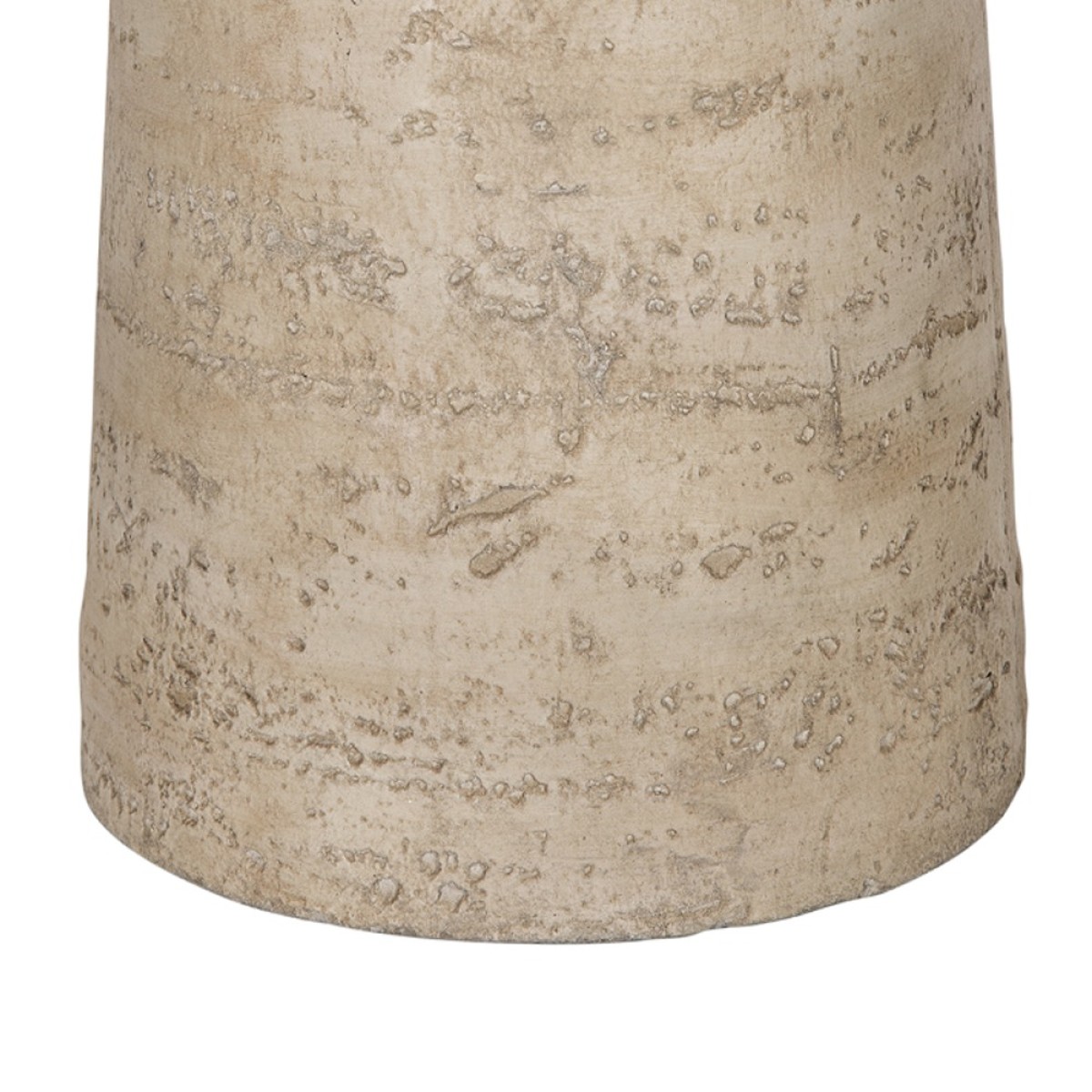 Artekko Taric Μπεζ Βοηθητικό Τραπέζι από Μαγνήσιο (56x56x64.8)cm