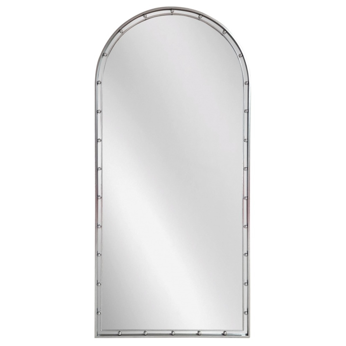 Artekko Dia Ασημί Μεταλλικός Καθρέπτης Τοίχου (75x3.5x160)cm