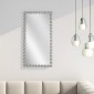 Artekko Dia Ασημί Μεταλλικός Καθρέπτης Τοίχου (75x4.5x160)cm