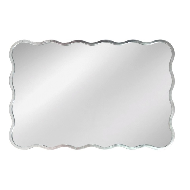 Artekko Dia Ασημί Μεταλλικός Καθρέπτης Τοίχου (61x2.5x91)cm