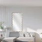 Artekko Dia Χρυσός Μεταλλικός Καθρέπτης Τοίχου (70x2.5x130)cm