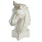Artekko Horse Διακοσμητικό Κεφάλι Αλόγου Κεραμικό Λευκό (26.7x15.2x40.6)cm