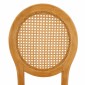 Artekko Sorento Καφέ Σκαμπό Μπαρ από Ξύλο Toon και Ρατάν (50x50x124)cm