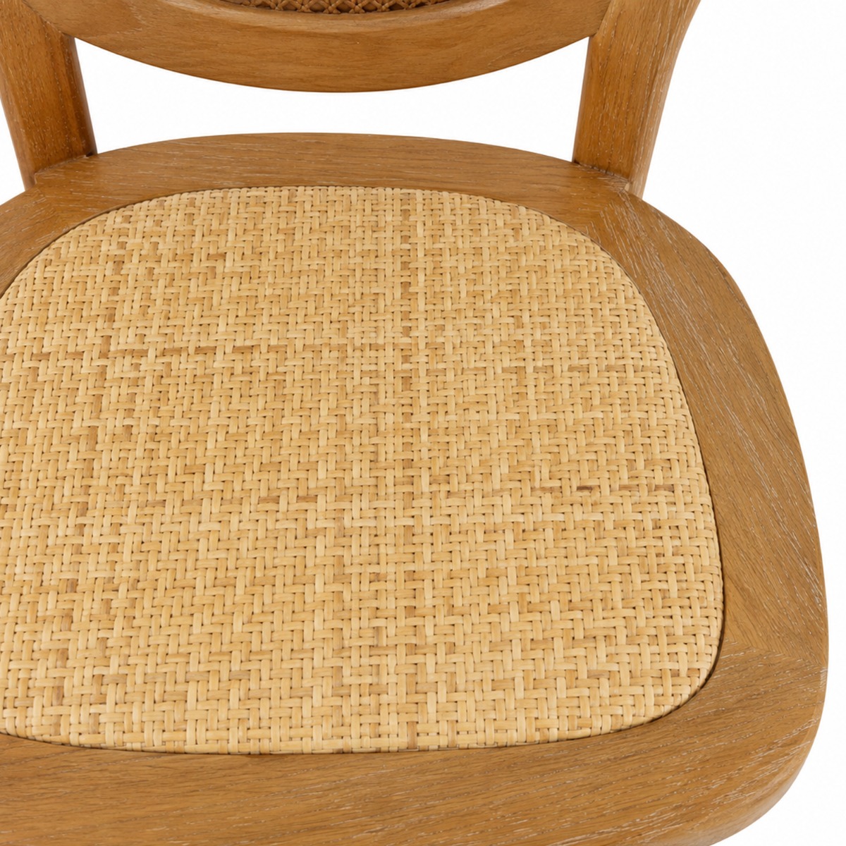 Artekko Sorento Καφέ Σκαμπό Μπαρ από Ξύλο Toon και Ρατάν (50x50x124)cm
