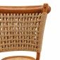 Artekko Sorento Καφέ Καρέκλα από Ξύλο Οξιάς και Ρατάν (48x52x89)cm