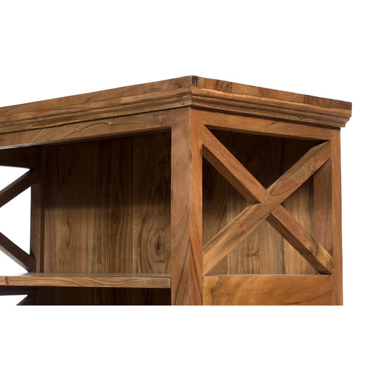 Artekko Vlutheim Βιβλιοθήκη Ξύλινη Φυσικό Χρώμα Σετ/3 (56x27x120)cm (72x33x150)cm (90x40x180)cm