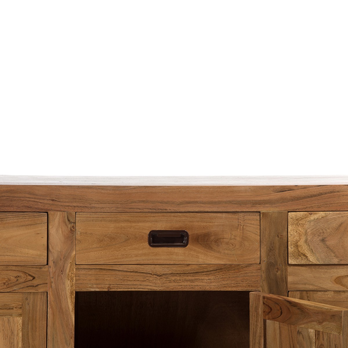 Artekko Attari Ξύλινος Μπουφές σε Μελί Απόχρωση (150x40x90)cm