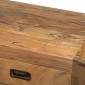 Artekko Attari Ξύλινος Μπουφές σε Μελί Απόχρωση (150x40x90)cm