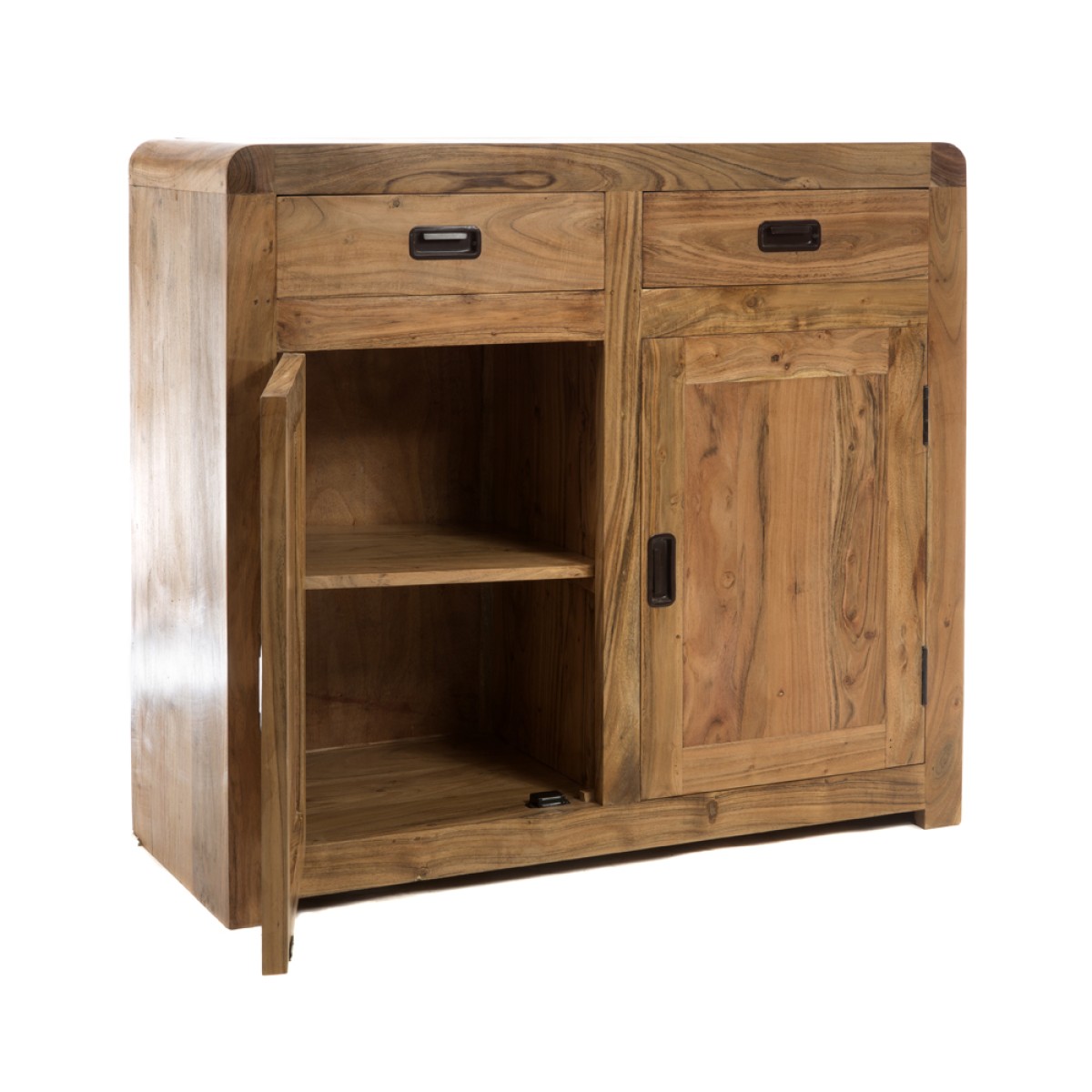 Artekko Attari Καφέ Μπουφές από Ξύλο Teak (100x40x90)cm