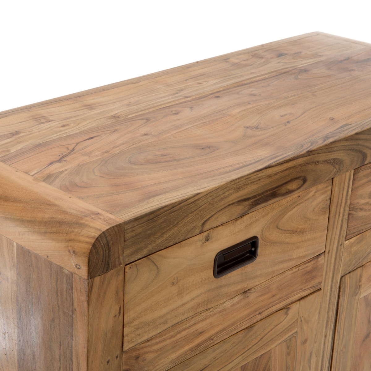 Artekko Attari Καφέ Μπουφές από Ξύλο Teak (100x40x90)cm